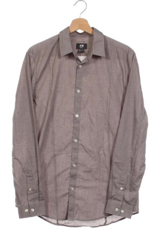 Herrenhemd H&M, Größe M, Farbe Grau, Preis € 20,18