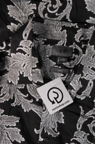 Herrenhemd H&M, Größe L, Farbe Schwarz, Preis 11,70 €