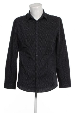 Мъжка риза H&M, Размер L, Цвят Син, Цена 8,41 лв.