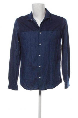 Ανδρικό πουκάμισο H&M, Μέγεθος M, Χρώμα Μπλέ, Τιμή 7,50 €