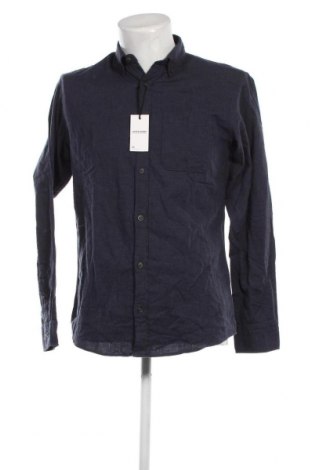 Ανδρικό πουκάμισο Jack & Jones, Μέγεθος M, Χρώμα Μπλέ, Τιμή 14,72 €