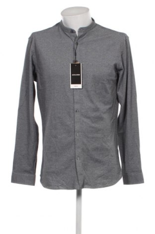 Ανδρικό πουκάμισο Jack & Jones, Μέγεθος L, Χρώμα Μπλέ, Τιμή 21,03 €