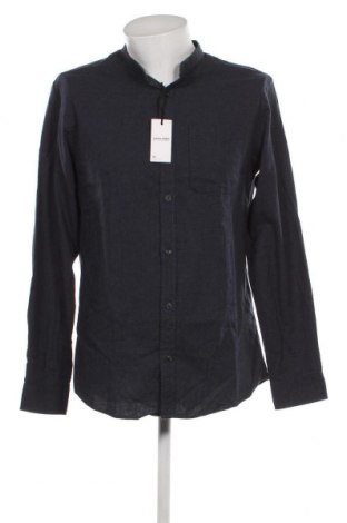Ανδρικό πουκάμισο Jack & Jones, Μέγεθος L, Χρώμα Μπλέ, Τιμή 21,73 €
