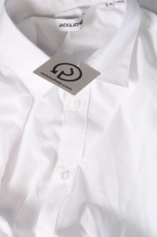 Ανδρικό πουκάμισο Jack & Jones, Μέγεθος M, Χρώμα Λευκό, Τιμή 24,74 €