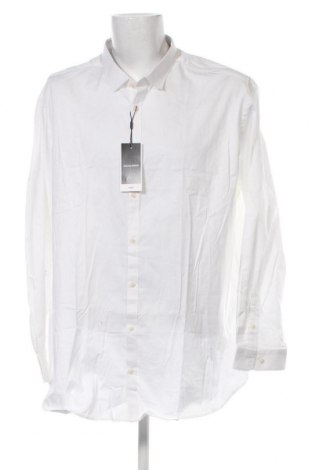 Ανδρικό πουκάμισο Jack & Jones, Μέγεθος 4XL, Χρώμα Λευκό, Τιμή 26,99 €