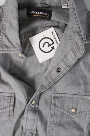 Herrenhemd Jack & Jones, Größe S, Farbe Grau, Preis 7,01 €