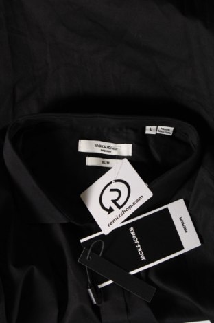 Мъжка риза Jack & Jones PREMIUM, Размер L, Цвят Черен, Цена 68,00 лв.