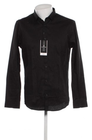 Ανδρικό πουκάμισο Jack & Jones PREMIUM, Μέγεθος L, Χρώμα Μαύρο, Τιμή 12,27 €
