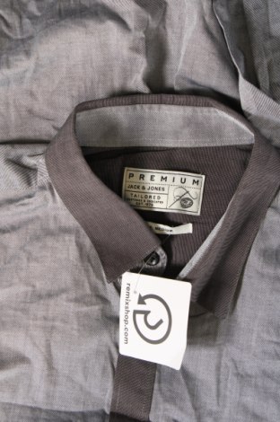 Herrenhemd Jack & Jones PREMIUM, Größe M, Farbe Grau, Preis 3,67 €