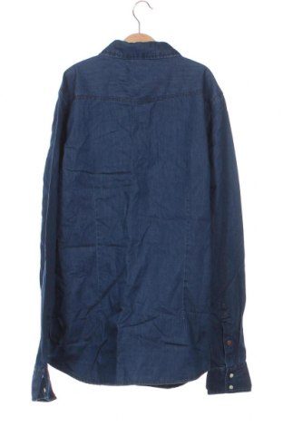 Мъжка риза Japan Rags by Le Temps des Cerises, Размер S, Цвят Син, Цена 18,00 лв.