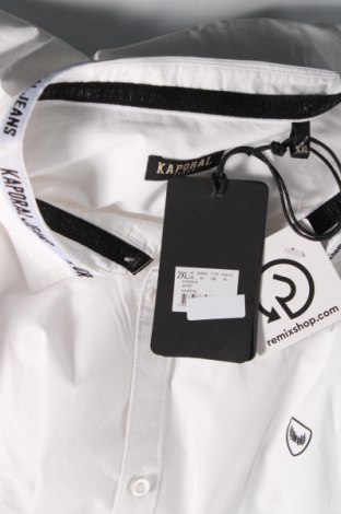 Ανδρικό πουκάμισο Kaporal, Μέγεθος XXL, Χρώμα Λευκό, Τιμή 23,01 €