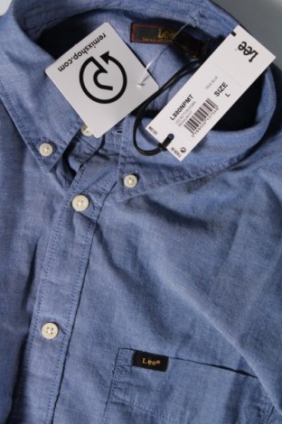 Ανδρικό πουκάμισο Lee, Μέγεθος L, Χρώμα Μπλέ, Τιμή 57,29 €