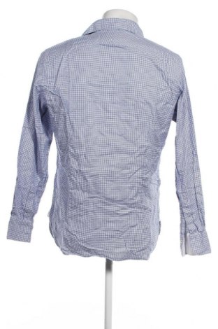 Ανδρικό πουκάμισο M.J. BALE, Μέγεθος L, Χρώμα Μπλέ, Τιμή 15,68 €