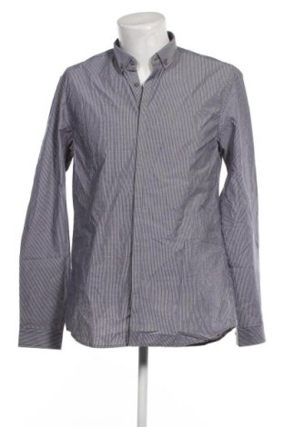 Мъжка риза Monton, Размер L, Цвят Сив, Цена 11,76 лв.
