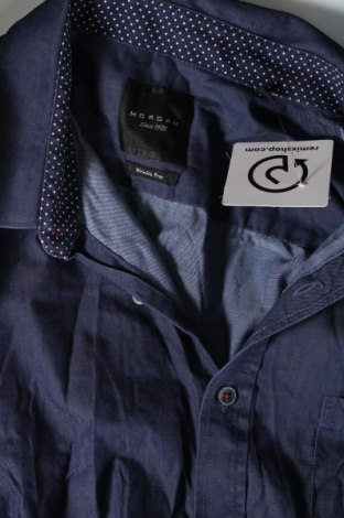 Ανδρικό πουκάμισο Morgan, Μέγεθος XL, Χρώμα Μπλέ, Τιμή 16,04 €