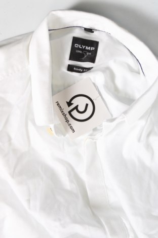 Ανδρικό πουκάμισο Olymp, Μέγεθος S, Χρώμα Λευκό, Τιμή 19,30 €