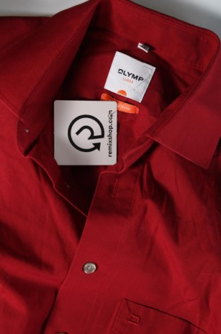 Ανδρικό πουκάμισο Olymp, Μέγεθος S, Χρώμα Κόκκινο, Τιμή 15,20 €