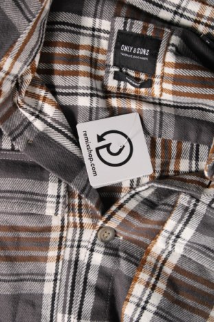 Ανδρικό πουκάμισο Only & Sons, Μέγεθος XL, Χρώμα Πολύχρωμο, Τιμή 4,74 €
