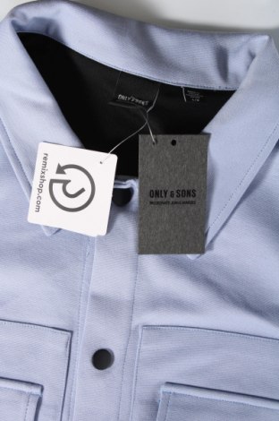 Herrenhemd Only & Sons, Größe L, Farbe Blau, Preis 15,41 €