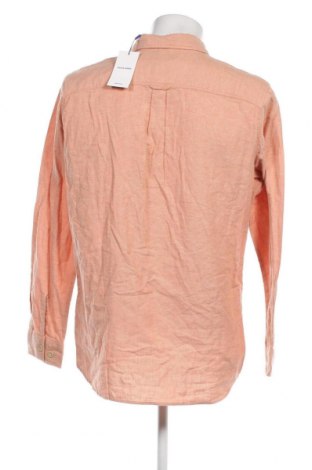 Ανδρικό πουκάμισο Originals By Jack & Jones, Μέγεθος L, Χρώμα Πορτοκαλί, Τιμή 7,01 €