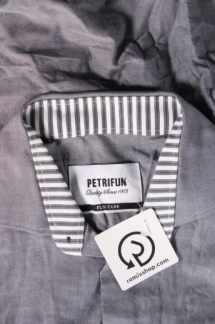 Herrenhemd PETRIFUN, Größe M, Farbe Grau, Preis 16,70 €