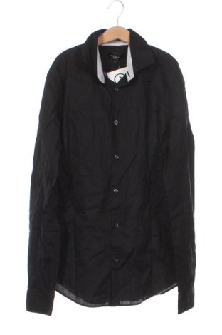 Ανδρικό πουκάμισο Pier One, Μέγεθος S, Χρώμα Μαύρο, Τιμή 3,77 €