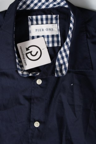 Herrenhemd Pier One, Größe L, Farbe Blau, Preis 6,66 €