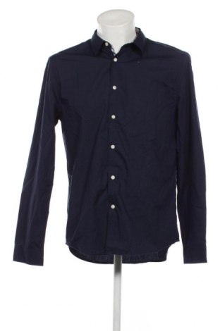 Ανδρικό πουκάμισο Pier One, Μέγεθος L, Χρώμα Μπλέ, Τιμή 8,07 €