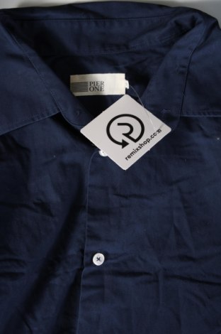 Ανδρικό πουκάμισο Pier One, Μέγεθος XXL, Χρώμα Μπλέ, Τιμή 17,94 €