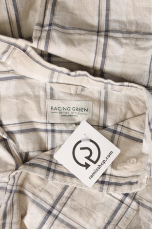 Herrenhemd Racing Green, Größe S, Farbe Beige, Preis 27,14 €