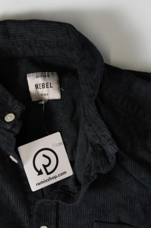 Ανδρικό πουκάμισο Rebel, Μέγεθος XL, Χρώμα Μπλέ, Τιμή 6,64 €