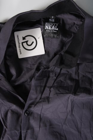 Ανδρικό πουκάμισο Rusty Neal, Μέγεθος S, Χρώμα Γκρί, Τιμή 2,82 €