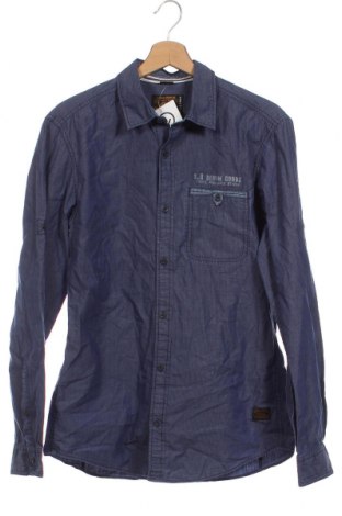 Ανδρικό πουκάμισο S.Oliver, Μέγεθος M, Χρώμα Μπλέ, Τιμή 14,85 €