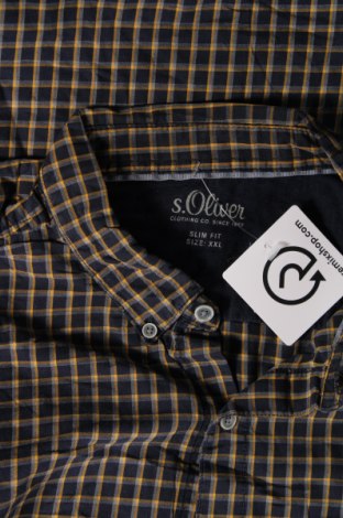 Ανδρικό πουκάμισο S.Oliver, Μέγεθος XXL, Χρώμα Πολύχρωμο, Τιμή 8,17 €