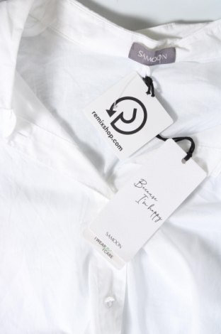 Ανδρικό πουκάμισο Samoon, Μέγεθος 3XL, Χρώμα Λευκό, Τιμή 28,57 €