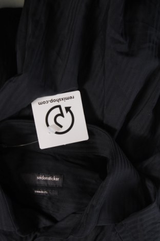 Ανδρικό πουκάμισο Seidensticker, Μέγεθος S, Χρώμα Μαύρο, Τιμή 14,85 €