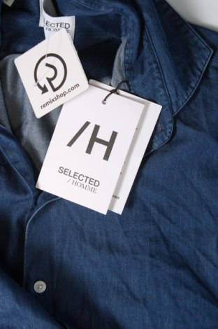 Herrenhemd Selected Homme, Größe XXS, Farbe Blau, Preis 42,27 €