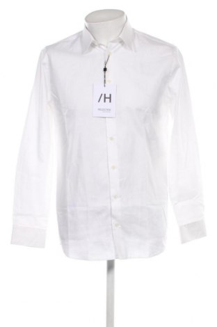 Мъжка риза Selected Homme, Размер M, Цвят Бял, Цена 40,18 лв.