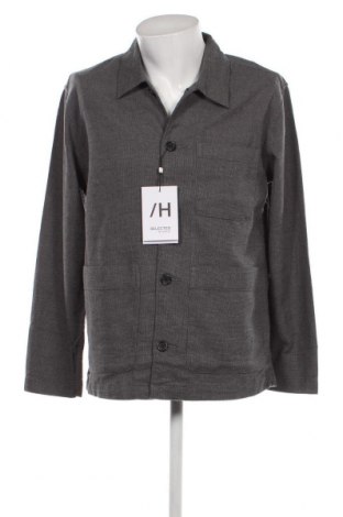 Ανδρικό πουκάμισο Selected Homme, Μέγεθος L, Χρώμα Γκρί, Τιμή 15,22 €