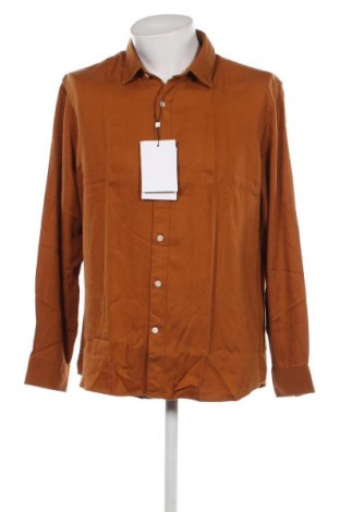 Ανδρικό πουκάμισο Selected Homme, Μέγεθος L, Χρώμα Καφέ, Τιμή 10,57 €