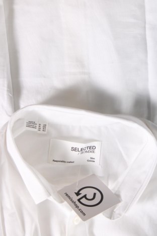 Męska koszula Selected Homme, Rozmiar L, Kolor Biały, Cena 131,14 zł