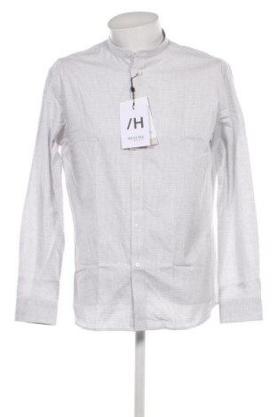 Мъжка риза Selected Homme, Размер L, Цвят Сив, Цена 52,48 лв.