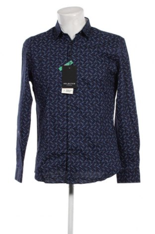 Ανδρικό πουκάμισο Selected Homme, Μέγεθος L, Χρώμα Μπλέ, Τιμή 40,16 €
