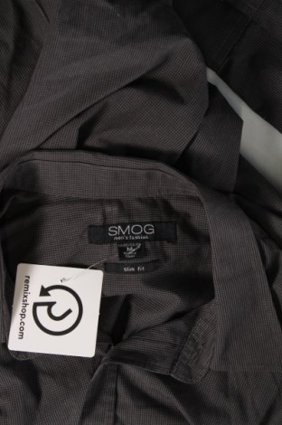 Herrenhemd Smog, Größe M, Farbe Grau, Preis € 4,84
