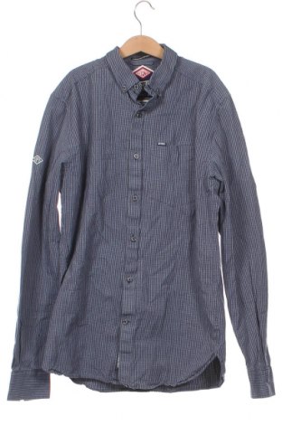 Ανδρικό πουκάμισο Superdry, Μέγεθος S, Χρώμα Μπλέ, Τιμή 4,68 €