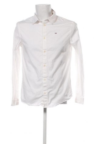 Ανδρικό πουκάμισο Tommy Jeans, Μέγεθος L, Χρώμα Λευκό, Τιμή 40,21 €