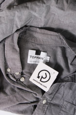 Мъжка риза Topman, Размер M, Цвят Сив, Цена 24,00 лв.