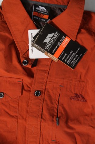 Herrenhemd Trespass, Größe XXS, Farbe Orange, Preis € 9,05