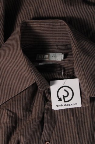 Ανδρικό πουκάμισο WE, Μέγεθος L, Χρώμα Καφέ, Τιμή 9,69 €