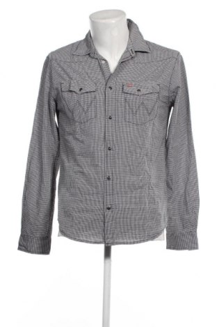 Herrenhemd Wrangler, Größe S, Farbe Grau, Preis 21,17 €